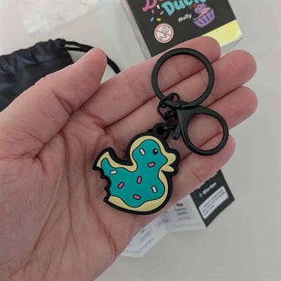Limited Edition Flock 1 Blind Box Dessert Ducks Keychain Skye the Cookie Duck (Used & Unboxed)