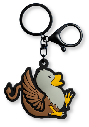 Duck Duck Surprise! Magical Ducks Gregory The Griffin Lion Eagle Duck PVC Keychain Bag Charm